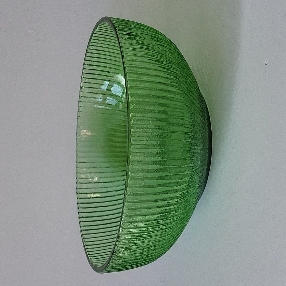Green Glass Bowl